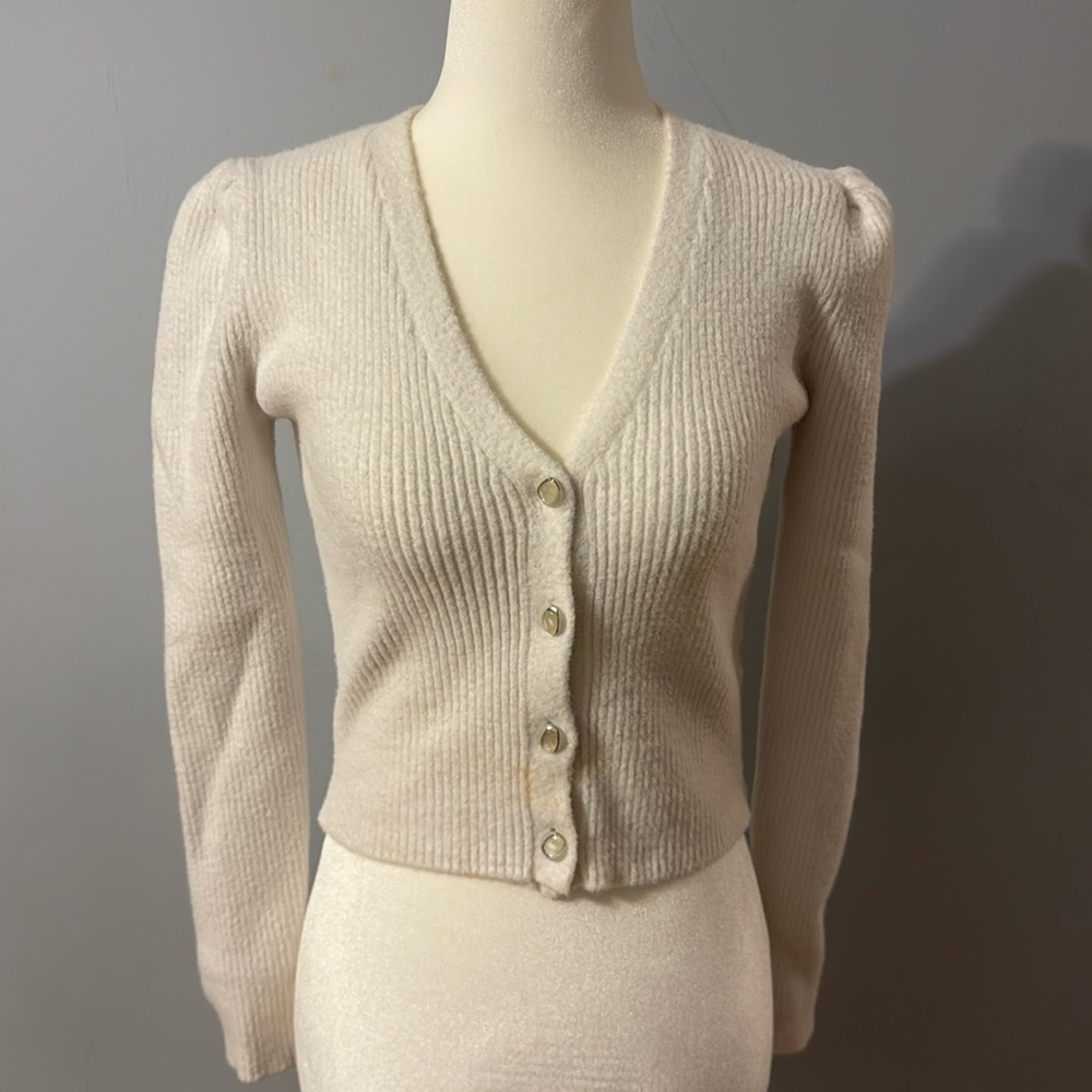 Zara white sweater size small worn couple times.